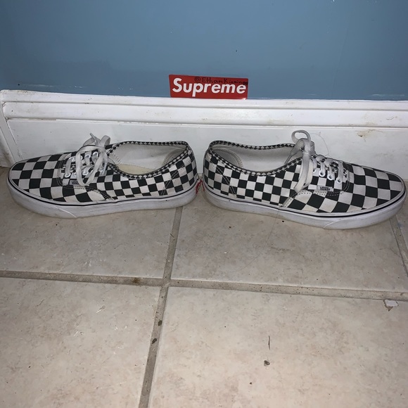 44 DX Anaheim Factory Black/Checkerboard VANS - Picture 2 of 6